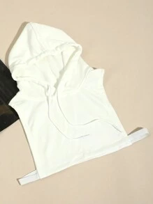 1pc Unisex Fashionable Solid Color Pullover Hoodie With Windproof And Warm Features In Black, White And Grey Suitable For Outdoor Activities Like Traveling, Hiking In Autumn And Winter - Multicolor - View 15