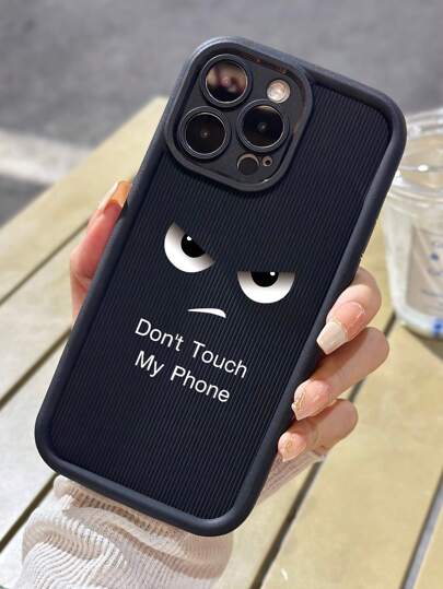 قطعة واحدة من العلبة الهاتفية الأنيقة ذات نمط الرسم الأسود من TPU مع وظيفة مضادة للصدمات متوافقة مع آيفون