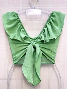 Women Tops - 中紫紅色 - 查看 2