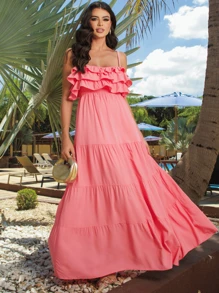 Women Dresses - Màu Hồng baby - Xem 1