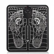 EMS Foot Massager Pad Muscle Acupoint Stimulator  Feet Massage Mat Foot Meridian Pressing Device - Black - View 1