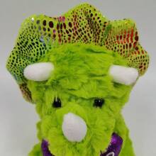 全新跨境恐龍毛絨玩具三角龍娃娃聖誕禮物送給朋友生日 - 綠色 - 查看 4