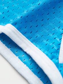 1 Pack Of High-End Summer Cool, Comfortable And Breathable Mesh Men's Boxer Briefs - Multicolor - View 4