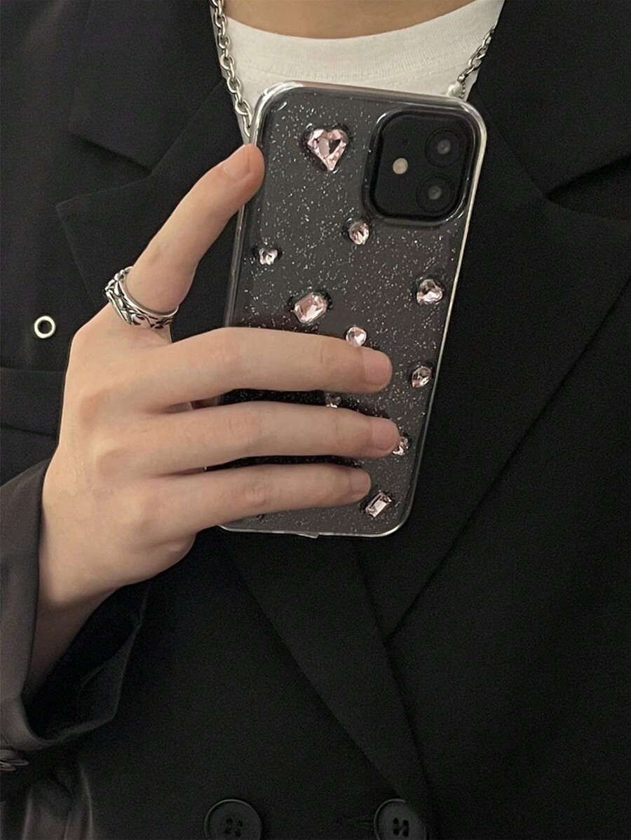 2024 Luminous Little Star Glitter Clear Case Compatible With Iphone 16