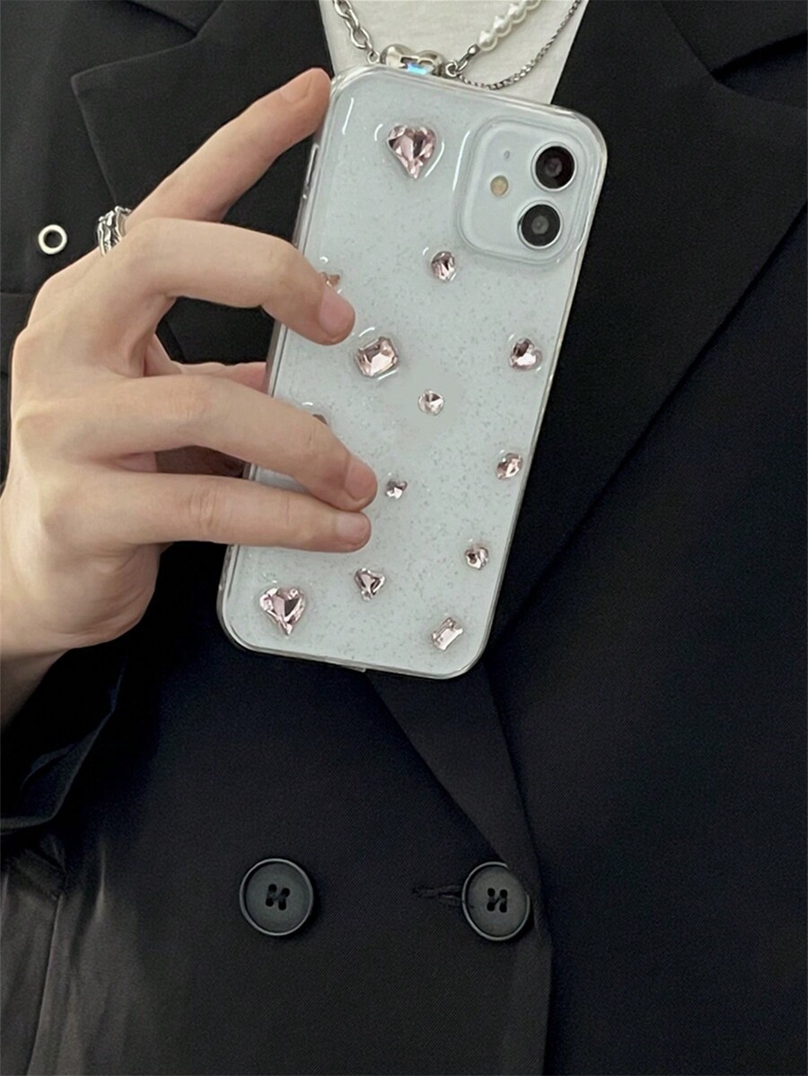 2024 Luminous Little Star Glitter Clear Case Compatible With Iphone 16