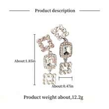 Korean Style S925 Sterling Silver Stud Earrings With Unique And Niche Design, High-End And Elegant Vibes - Silver - View 4