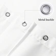 Creative Artistic Underwater World Printed Shower Curtain, Durable & Waterproof & Odorless, Ideal For Bathroom Decor, Featuring Tropical Fish Coral Seashell Design, 1pc, 72x72 Inches (183x183 Cm) With 12 Hooks - Multicolor - View 7