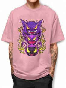 Men T-Shirts - 淺粉色 - 查看 1