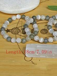 1入reiki注入光工人治療手鍊,治療水晶,能量手鍊,天然石手鍊 - 瑜伽珠寶,女性男性光工人 - 彩色 - 查看 2