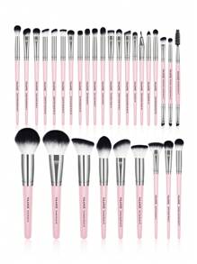 MAANGE 30pcs Professional Makeup Brush Set,Makeup Tools With Soft Brush Hair For Easy Carrying, Foundation Brush, Eyeshadow Brush, Eyebrow Brush, Lips Brush,Brush Set,Makeup Brush Kit,Make Up Brush Set,Make Up Set Complete,Makeup Brush Set,Complete Makeup Kit,Brush Kit,Brushes Makeup Set,Makeup Gift Set,Set - Pink - View 10