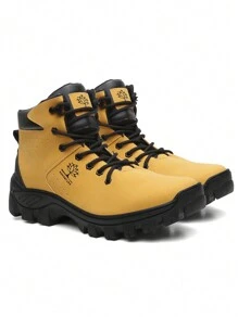 Men Boots - Mustard Yellow - View 3