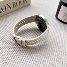 1pc Silicone Strap, Suitable For Watch GT 4, GT 3, Buds GT 2 Pro, Honor Magic 4 Pro, GS 3 22mm - White Gray - View 4