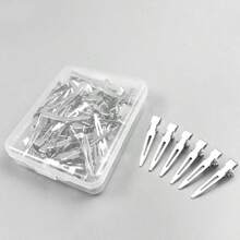 70pcs Stainless Steel Hair Sectioning Clips For Curling, Styling And Salon Haircuts,Hair Tools,Hair Products And Accessories For Barber Salon Beauty Travel Essentials,Back To School,Travel Holiday Essentials,Hair Accessories For Women,Slick Back Brush,Barber Accessories,Hair Dryer,Hair Dryer,Hair, Accessories, Hair Products, Hair Tools, Hair Stuff, Hair Care, Curly Hair Brush, Barber, Barber Accessories, Hairdressing Equipment,Travel Essentials,Hairstyle,Hairdressing,Hair,Travel,Hair Products,Hair Tools,Hair Stuff,Barber,Barber Accessories,Barbershop,Hairdressing Equipment - Grey - View 1