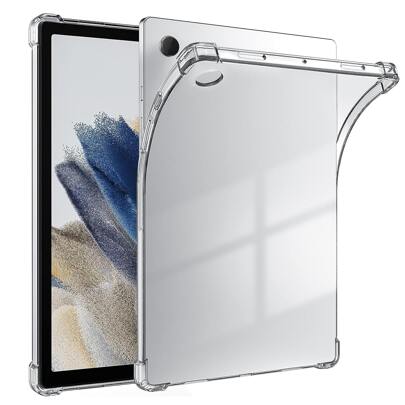เคส Apple เข้ากันได้กับ Samsung Galaxy Tab A9 + A 8 7 Lite 10.1 8.0 S9 Plus FE S10 S 7 6 / Redmi Pad Se / Mi Pad / 11 / HONOR Pad X 8 เคสป้องกัน TPU ใสกันกระแทก (ใส) เข้ากันได้กับ Huawei MatePad Air ถุงลมนิรภัยสี่มุมป้องกันการตก