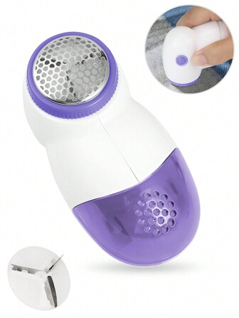 Fabric Shaver & Pill Remover, Battery Operated Clothes Fuzz Shaver, Remove Lint, Fuzz & Bobbles (Batteries Not Included)
