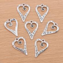 Charms - 10Pcs Heart - View 1