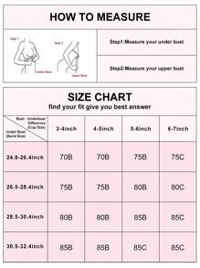 Smooth Strapless Bra With Push-Up Effect, Anti-Slip Design, Prevents Sagging & Side Breasts, Invisible For Wedding Dress - Apricot - View 5