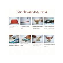 1入/2入情人節熱轉印貼紙，心形熱轉印貼花，卡通愛心設計熱轉印貼紙，可愛粉色熱轉印服裝貼花，適用於服裝、帽子、枕頭、背包等DIY手工藝用品 - 多色 - 查看 7