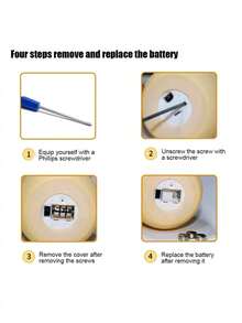 1入pc Led發光兔形密集玫瑰裝飾睡床燈,適合女孩使用的床頭桌面裝飾照明,氛圍燈 - 紅色 - 查看 5