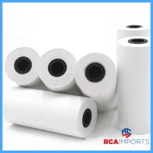 Papel  bobina térmico para Mini Impressora portátil - Branco - Visão 2