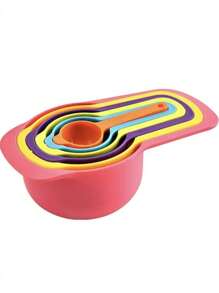 Set De 6 Cucharas Tazas Medidoras Para Cocina - Multicolor - Ver 7