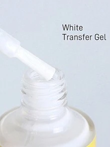 FULL BEAUTY 1 件铝箔转移凝胶超粘胶水适用于铝箔美甲透明抛光半永久性清漆印花美甲包装