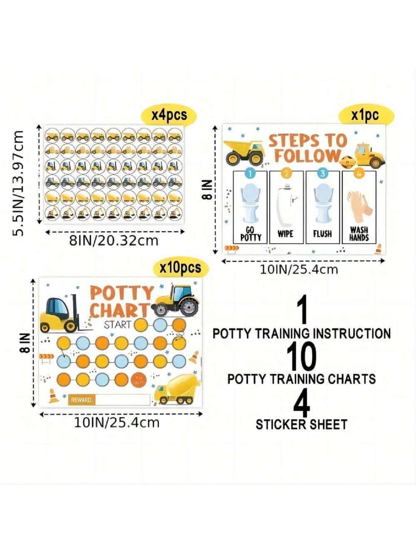 Cute Engineering Vehicle Bedpan Training Map, Equipped With Cute ...