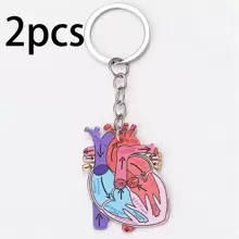 可愛1入創意女士心型護士主題亞克力鑰匙扣，國際護士節禮物送給朋友 - 彩色 - 查看 14