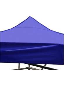 3x3 Metros Repuesto de Lona para Toldo para Jardín y Exteriores Impermeable Carpa Plegable Toldo Plegable Repuesto para Toldo Tienda de Campaña Toldo de Repuesto para Exteriores Plegable Impermeable - Azul - Ver 2