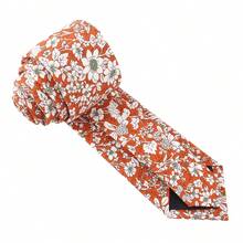 男士花卉领带 领带 男士领带 婚礼派对用细领带 - XY108 - 查看 7