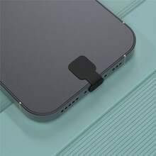 1pc Iphone- Black Mobile Phone Anti-Loss Silicone Dust Plug Compatible With IPhone Android TYPEC Universal Charging Port Protection Dust Waterproof Plug - Black - View 5
