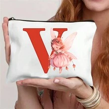 收納拉鍊化妝包,印字袋,錢包,化妝品組織袋,便攜迷你袋,文具袋,學生文具盒 - 彩色 - 查看 1