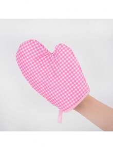 1件藍色格紋圍裙,兒童假扮玩具,適用於萬聖節和聖誕節禮物,幼稚園和嬰兒展覽會上角色扮演的兒童廚師服裝和厨房玩具圍裙和帽子 - 藍色 - 查看 5