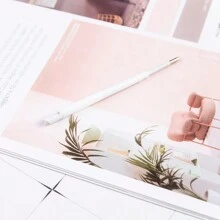 Plastic Ballpoint Pen Refills (10pcs/Pack), Smooth Writing, Large-Capacity Push Refill For Replacement - Black - View 4