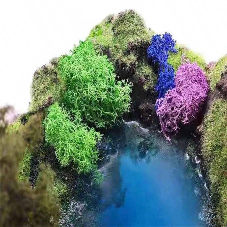 Lichen Moss Cluster For Bushes,Model Trees Foliage Scale Model Building