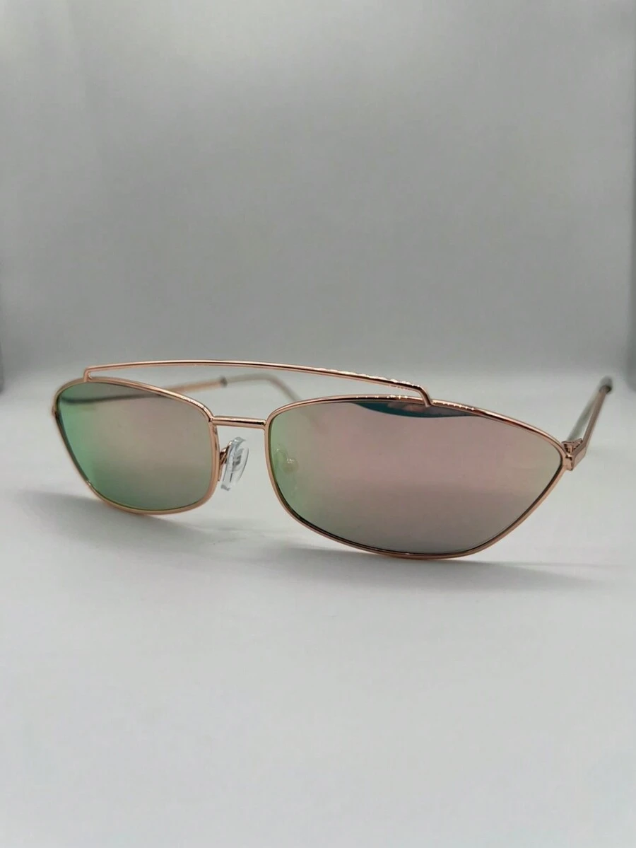 Women Fashion Glasses - 乾枯玫瑰色 - 查看 1