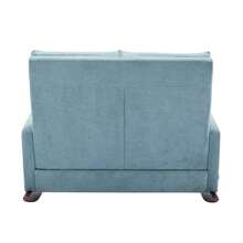 Rocking Chair Upholstered Mid Century Modern Rocker Oversized Wingback Armchair For Living Room