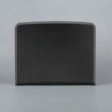 1pc Double Zipper Cloth Art Splicing Accordion File Folder, 13 Grids Multifunctional Classification File Holder - Black Gray - View 6