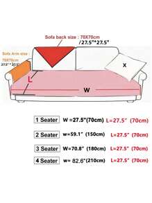 1pc Rabbit Fur Sofa Cushion Cover, Tie-dye Style, Ins Fashion, Thickened, Warm, Protective, Anti-slip And Anti-scratch Sofa Cover For Winter