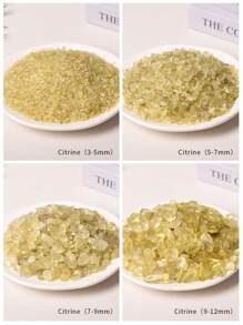 1pc 200g Natural Crystal Stone Fragment With Large Asymmetric Polished Granules, No Hole For Household Decoration