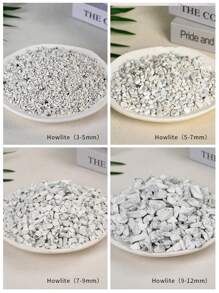1pc 200g Natural Crystal Stone Fragment With Large Asymmetric Polished Granules, No Hole For Household Decoration