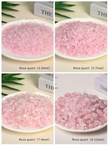 1pc 200g Natural Crystal Stone Fragment With Large Asymmetric Polished Granules, No Hole For Household Decoration