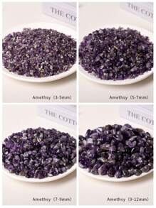 1pc 200g Natural Crystal Stone Fragment With Large Asymmetric Polished Granules, No Hole For Household Decoration