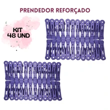 KIT 48 Prendedor Reforçado de roupa, Pregador Reforçado de roupa para varal