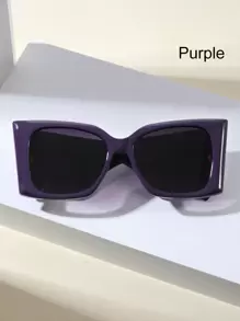 1pc Women's Cat Eye Fashion Glasses With Wide Burgundy Legs & High-End Personality For Fashion Show, Street Snap, Cute Shades Beach Accessories Beach Accessories For Women Glasses Shades Basics Fall Winter Women Outfits Clothes Business Casual Gifts - Nhiều màu - Xem 6