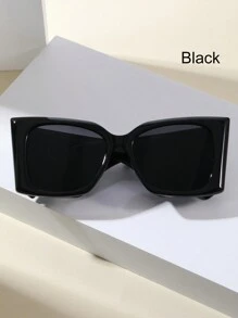 1pc Women's Cat Eye Fashion Glasses With Wide Burgundy Legs & High-End Personality For Fashion Show, Street Snap, Cute Shades Beach Accessories Beach Accessories For Women Glasses Shades Basics Fall Winter Women Outfits Clothes Business Casual Gifts - Nhiều màu - Xem 2