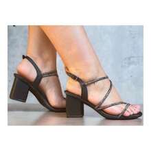 Women Heeled Sandals - màu đen - Xem 4