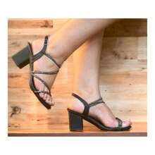 Women Heeled Sandals - màu đen - Xem 2