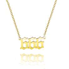 1條不分男女的不銹鋼幸運號碼項鍊,簡約鈦鋼111-999數字吊墜項鍊,歐美風格 - 數字 - 查看 24