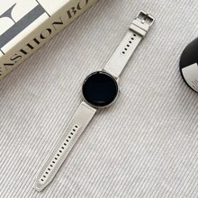 1pc Silicone Strap, Suitable For Watch GT 4, GT 3, Buds GT 2 Pro, Honor Magic 4 Pro, GS 3 22mm - White Gray - View 1